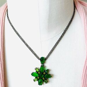 Joan Rivers Vintage Necklace “Shades Of Green” Briolette